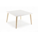 Table basse carrée PUNTA  60*60 pieds bois SOKOA