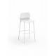 Tabouret  KLIK assise dossier PP pieds métal