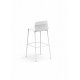 Tabouret  KLIK assise dossier PP pieds métal