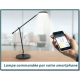 Lampe SUNLIGHT LED double bras sur socle