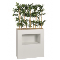 Jardinière haute Niche Bambous H 90 cm