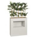 Jardinière haute Niche Bambous H 90 cm