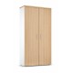 Armoire Bois à Portes Battantes Haut 197 x Larg 120 cm