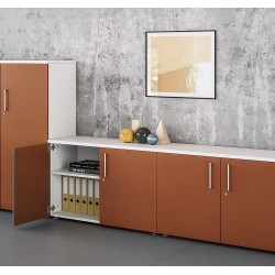 Armoire Desserte Bois à Portes Battantes Haut 71 x Larg 100 cm COLUMBIA