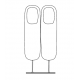 Paravents Insonorisants Feutrine 2 lames - WINDO