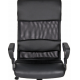 Fauteuil Eco  Maille- tissu & vinyl noir-COOK-ACT