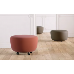 Pouf  Accueil Rond Tissu JUMBEE COLUMBIA