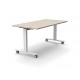 Table Rabattable TR01 :  L 140x P 80 x H 75 cm  COLUMBIA