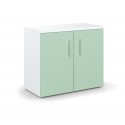 Armoire Comptoir Bois à Portes Battantes Haut 101 x Larg 100 cm COLUMBIA