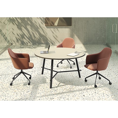 Table Réunion / Collectivité Haute 111 cm ALTEIS COLUMBIA