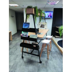 Accessoires- Station Travail Mobile 3D ALTO Coworking BURONOMIC