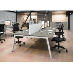 Bureau Double Long 140 cm- PARTAGE BURONOMIC