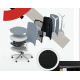 Fauteuil Haut dossier Tissu-ERGO KAN