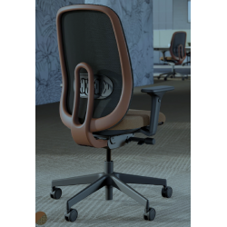 Fauteuil Nautile Dos Résille Accotoirs Columbia