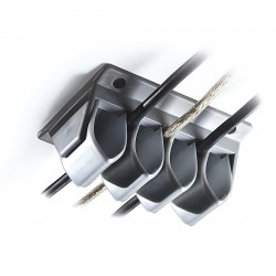 Lot de 4 Guide-câbles Horizontaux sous poste de travail COLUMBIA