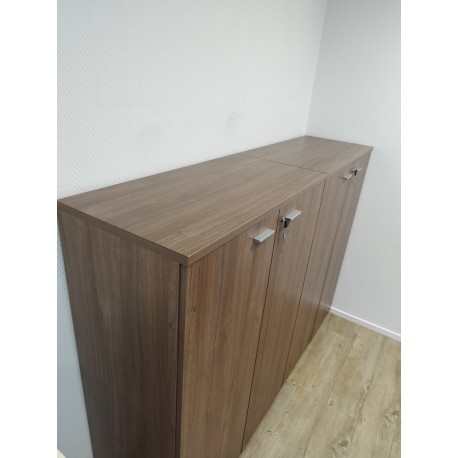 2 Armoires Mi Hauteur à Portes Battantes (Haut 130 x Larg 90 cm) X2