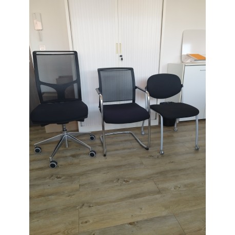 Lot de 3 Sièges de Bureau Design