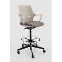 Fauteuil Dessinateur Dos polypropylène -ICONE COLUMBIA