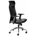 Fauteuil Cuir Noir ERGO-KENTIN