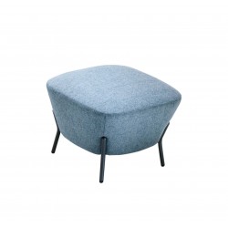 Nuvola pouf 4 pieds métal