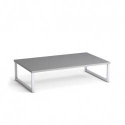 Table basse rectangulaire PUNTA pieds alu SOKOA