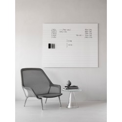 Tableau blanc mural Air Flow - magnétique, coins arrondis