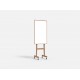 Wood tableau blanc mobile